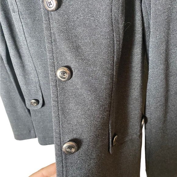 CAbi Crew Ponte Knit Blazer in Charcoal Gray - Picture 7 of 8